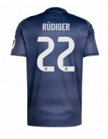 Real Madrid Antonio Rudiger #22 Vieraspaita 2025-26 Lyhythihainen